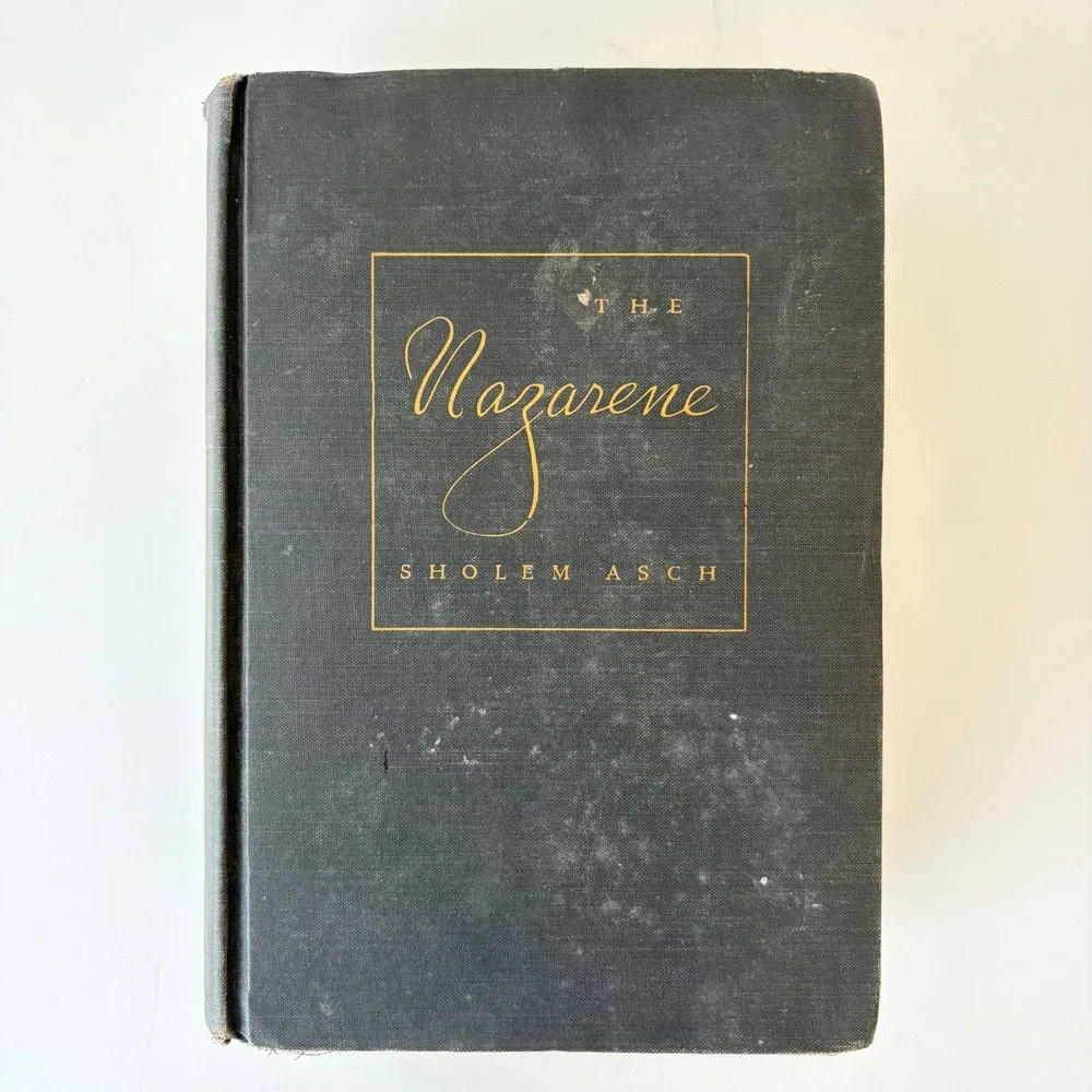 Vintage Black Decorative Books Set The Nazarene 1939 1000 Beautiful Things Gilt